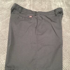 Red Kap black shorts, inseam 10”. 386